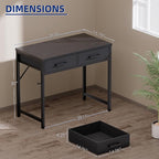 Pamray 32 Inch Small Computer Desk - Image 3