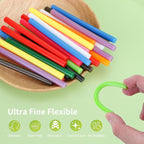 MATUFF Colored Hot Glue Sticks Mini 0.27" x 4" Most Popular 12 Colors EVA Hot - Image 4