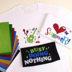 3D Puff Vinyl Heat Transfer, 9 Sheets 12" x 10" Glitter Foaming Puff HTV Vinyl - Image 7