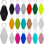 20pcs Blank Hotel Keychains Bulk Vintage Motel Keychain Vinyl Printing by Nwsrayu