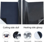 guangyintong Glitter Black Heat Transfer Vinyl HTV Rolls - Image 5