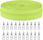 Sawoake #5 Nylon Coil Zippers by The Yard Bulk 10 Yards by Zipper