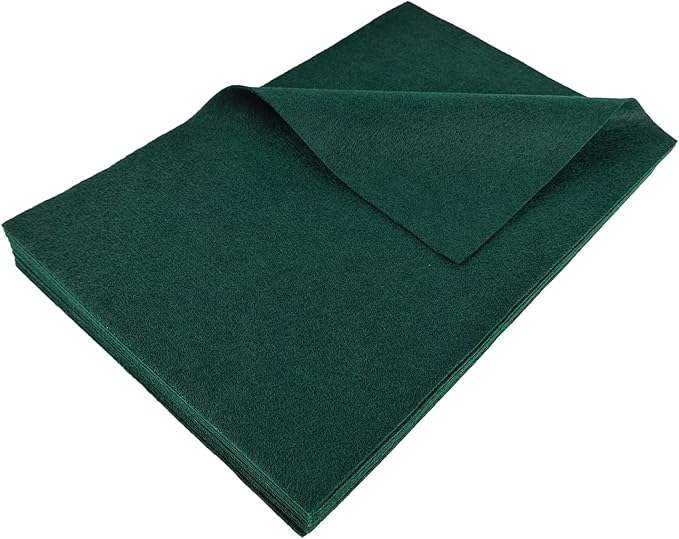 Jtnohx Color Felt, Soft Felt Sheets, 1.4mm Thick 8"x12" Handicraft Felt Fabrics by Jtnohx