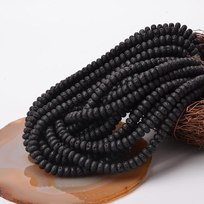 ICAI Beads 5x8mm Natural Rondelle Spacer Loose Beads - Image 4