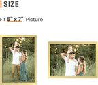 upsimples 5x7 Picture Frame Set of 3, Made of High Definition Glass - Image 5