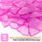 Keedolla 15 Oz Flat Frosted Sea Glass Vase Filler Crushed Tumbled Seaglass - Image 4