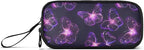 Butterflies Purple Neon Pencil Case Box Boys Girls Large Pencil Pouch Zipper - Image 6