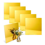 5pack Mirror Acrylic Sheets, Rigid Tinted Mirror Acrylic by PTSGCAI