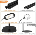 Floor Magnifying Glass with Light and Stand, 30X & 10X Floor Magnifying Lamp - Image 8