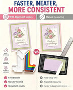 7pcs Paper Crafting Alignment Guides - Image 2