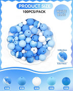 100PCS FIVEIZERO Silicone Beads - Image 2