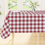 Smiry Rectangle Table Cloth, Waterproof Vinyl Tablecloths by Smiry