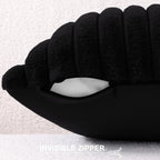 Pallene Faux Fur Plush Lumbar Throw Pillow Covers 12x20 Set of 2, Luxury Soft - Image 2