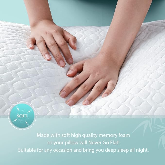 Rainmr Extra Long Body Pillow Memory Foam 160x50cm – Body Pillows - Image 5