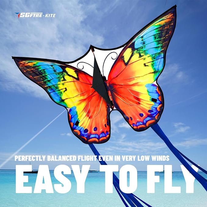 SGftre Butterfly Kites for Kids and Adults, Extremely Easy to Fly for Beginners - Image 3