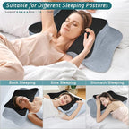 CHxxy Cervical Neck Pillow for Pain Relief Sleeping, Memory Foam Pillows - Image 4