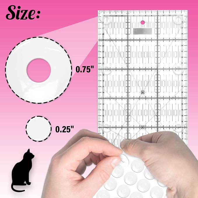 TightGrips Non-Slip Grips for Quilt Templates - Image 3
