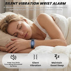 Vibrating Alarm Wristband Silent Wrist Alarm Clock Watch Wind up Bands - Image 4