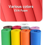 Do²ping Red Eva Foam Sheets Roll, 10mm EVA Craft Foam 39''x13.9'' High Density - Image 6