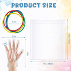 2000 Pcs Rubber Bands Kit for Tie Dye Projects Craft Project Colorful Elastic - Image 2