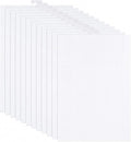 YOUNTHYE 12 Pack 14 Count Plastic Canvas Sheets, 8.2 x 11 Inch White Plastic by YOUNTHYE