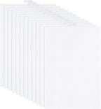 YOUNTHYE 12 Pack 14 Count Plastic Canvas Sheets, 8.2 x 11 Inch White Plastic by YOUNTHYE