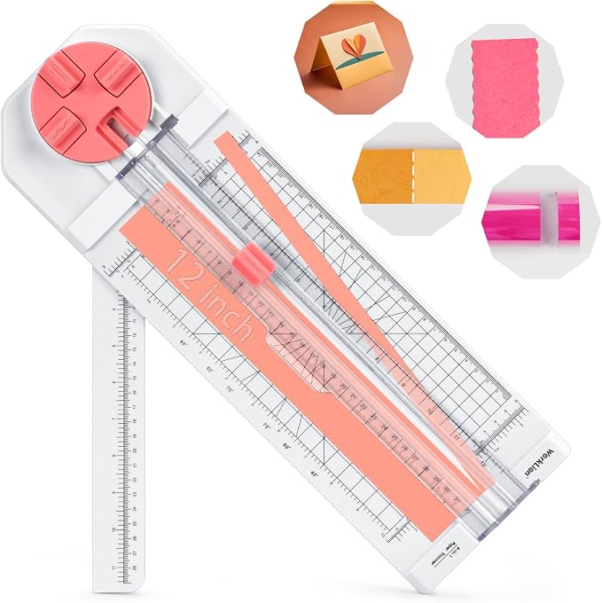 Paper Cutter for Craft：Paper Trimmer, Perforator, Photo for Scrapbooking and by WORKLION