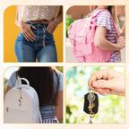 Liliaafar 48 Set Keychain Making Kit Gold Silver Metal Keychain Clips - Image 7