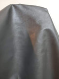 Dark Gray Faux Leather by the Yard Synthetic Pleather 0.9 mm 1 Yard 52 inch by NATLeathers
