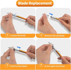 4PCS Exacto Knife, Hobby Knife Craft Knifes - Image 6