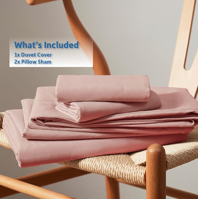 Nestl Blush Pink Duvet Cover Full Size - Image 9