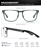 ANYLUV Blue Light Blocking Glasses Men Computer Gaming Glasses Lightweight - Image 5