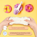100g Orange Air Dry Foam Clay, DIY Magic Model Clay - Image 4