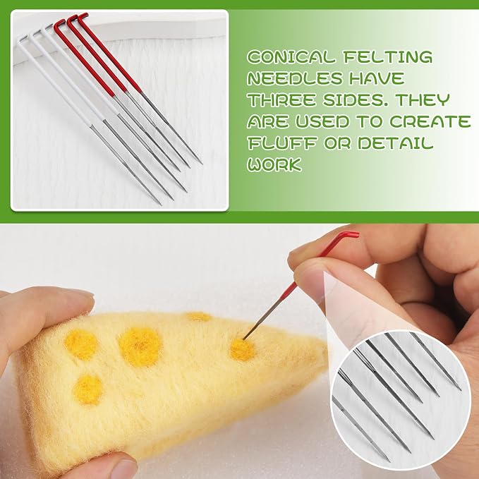 Mayboos 35 Pcs Needle Felting Needles, Wool Felting Supplies - Image 6