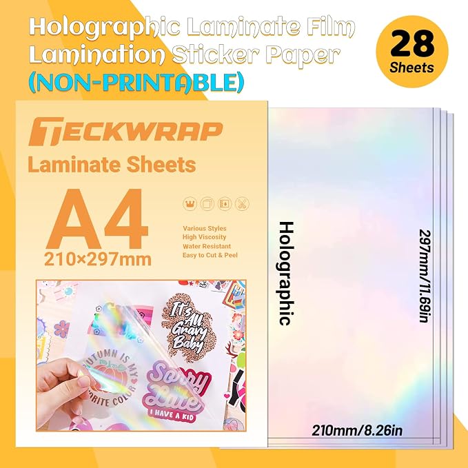 TECKWRAP Holographic Laminate Sheets - Image 2