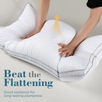 viewstar Bed Pillows Standard Sizes Set of 2, Hotel Quality Cooling Down - Image 4