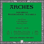 Arches Watercolor Paper Block, Cold Press, 7.9" x 7.9", 140 pound by ARCHES