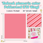 Tintnut Plumeria Color Heat Transfer Vinyl, easy cut & weed, stretch washable - Image 2