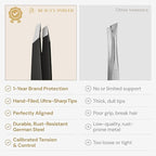 Beauty Power Tweezers for Women Facial Hair: Ultra Precision Tweezers for Women - Image 6