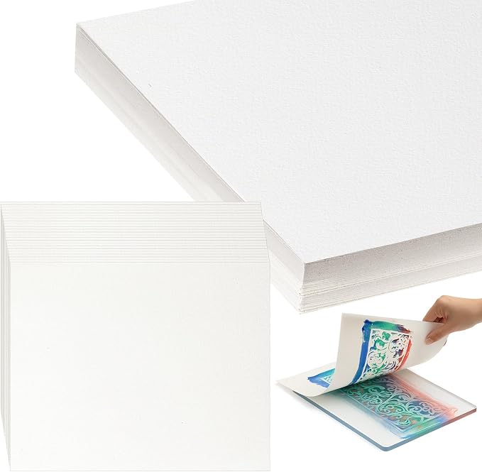Marspark 150 Pcs Printmaking Paper, Printmaking Supplies, Artist Paper by Marspark