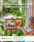 Window Bird Feeder, Metal - - Image 2