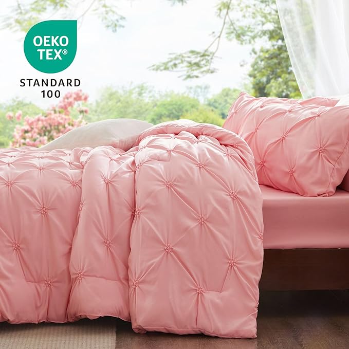 BEDELITE Pink Twin Comforter Set - Image 3