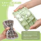4-Pack Silicone Ice Cube Trays - Image 2