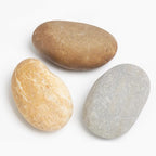 20 LBS Large Natural River Rocks，3-4 Inch Decorative Large River Rocks by LOOIOOJ