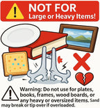 artliving 3inch Clear Plastic Easels or Stand/Plate Holders to Display Pictures - Image 7