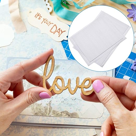 Outus 1000 Pcs Foam Strips 5.91'' x 0.12'' Double Sided Adhesive Foam Tape 3D - Image 7