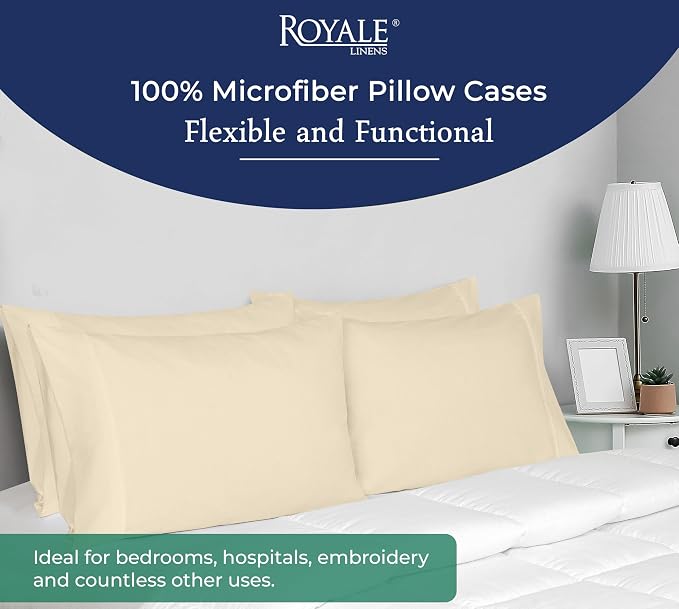 Royale Linens Standard Pillowcase Set of 2 - Image 6