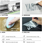 Silver Glitter HTV 12" x 8ft Heat Transfer Vinyl Iron-On Roll | Silver Glitter - Image 4