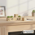Wooden Blocks for Crafts, Unfinished Wood Cubes, 1.5 Inch Natural Wood Blocks - Image 4