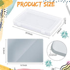 Nuanchu 2 Set Handy Glass Oil Paint Palette, Keeps Paint Fresh - Image 3